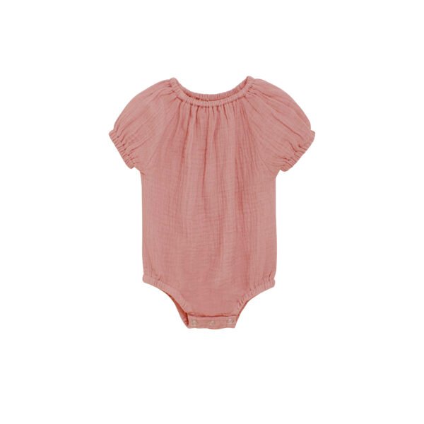 Muslino romperiukas Ash rose