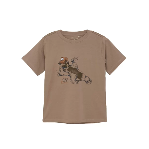 Marškinėliai "Minymo's Bear" Taupe Gray