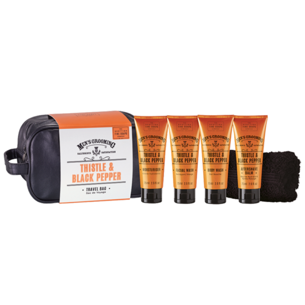 Scottish Fine Soaps kelioninis rinkinys Thistle and Black Pepper