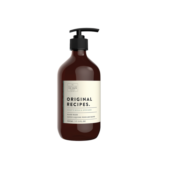 Scottish Fine Soaps rankų prausiklis GOATS MILK AND AVOCADO 500 ml