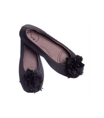 Pampuschen šlepetės Grace satin juodos